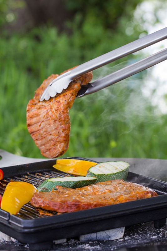 Ανοξείδωτη τσιμπίδα bbq Petromax 41cm za1 | www.mantemi.gr