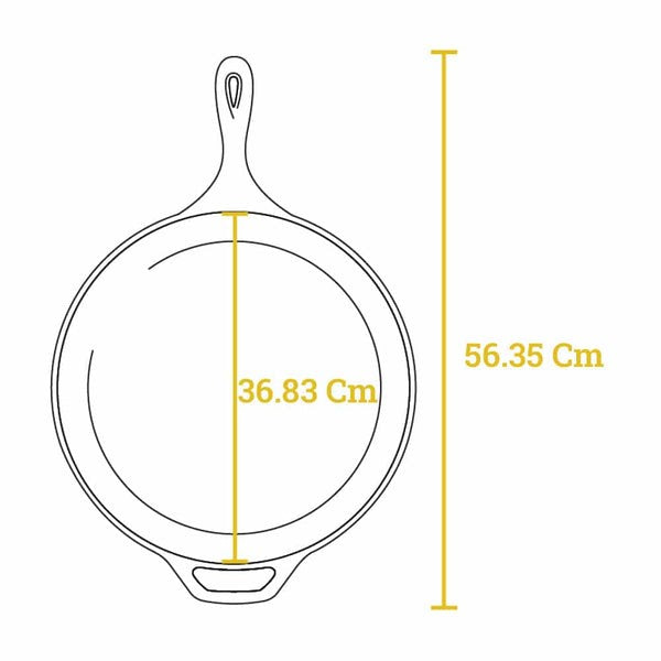 Μαντεμένιο τηγάνι Lodge 38cm L14SK3 | www.mantemi.gr