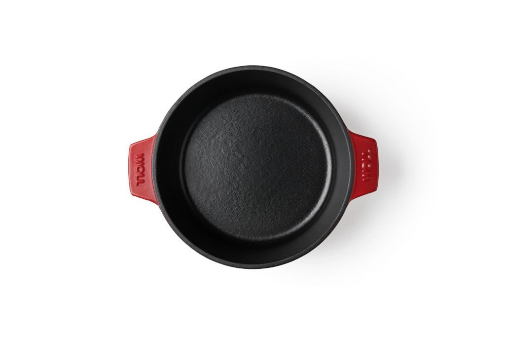 Μαντεμένια κατσαρόλα επισμαλτωμένη Woll Iron Pot 4,2lt 24cm 124CI-010 Chili Red | www.mantemi.gr