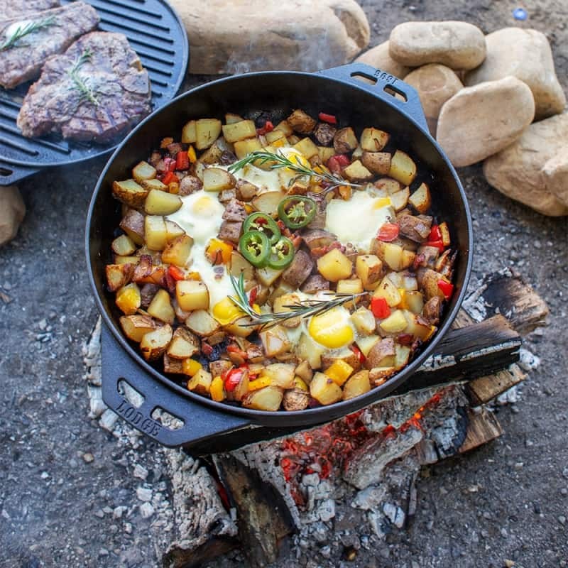 Μαντεμένιο σκεύος Lodge Cook it all 35,5cm L14CIA | www.mantemi.gr