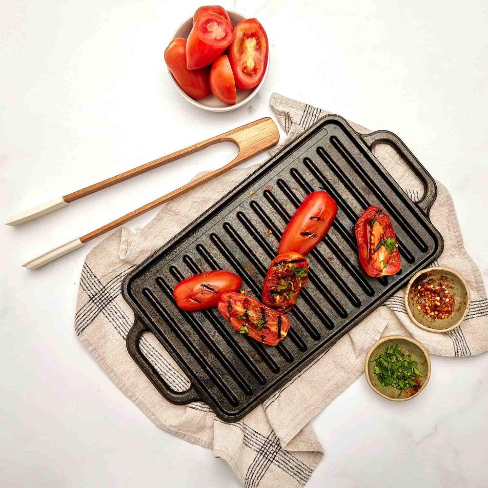 Μαντεμένια πλάκα διπλής όψεως εμαγιέ Victoria 33x21cm | www.mantemi.gr