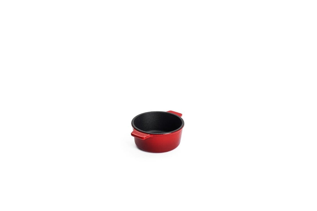 Μαντεμένια γάστρα επισμαλτωμένη Woll Iron Casserole Mini 0,3lt 10cm 2τεμ 110CI-010 Chili Red | www.mantemi.gr