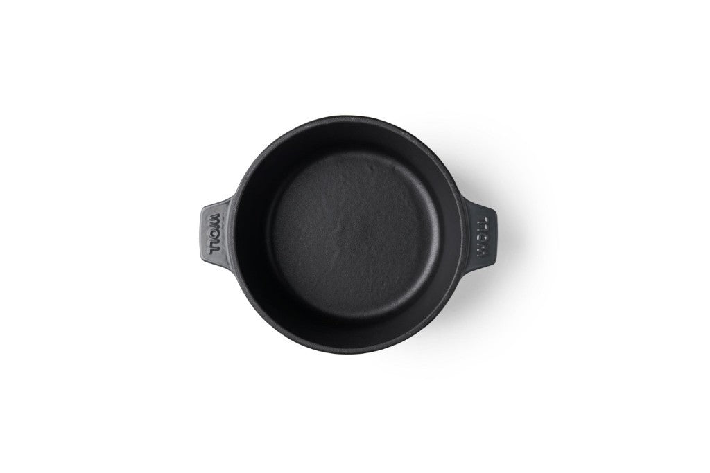 Μαντεμένια κατσαρόλα επισμαλτωμένη Woll Iron Pot 2,8lt 20cm 120CI-030 Carbon Grey | www.mantemi.gr