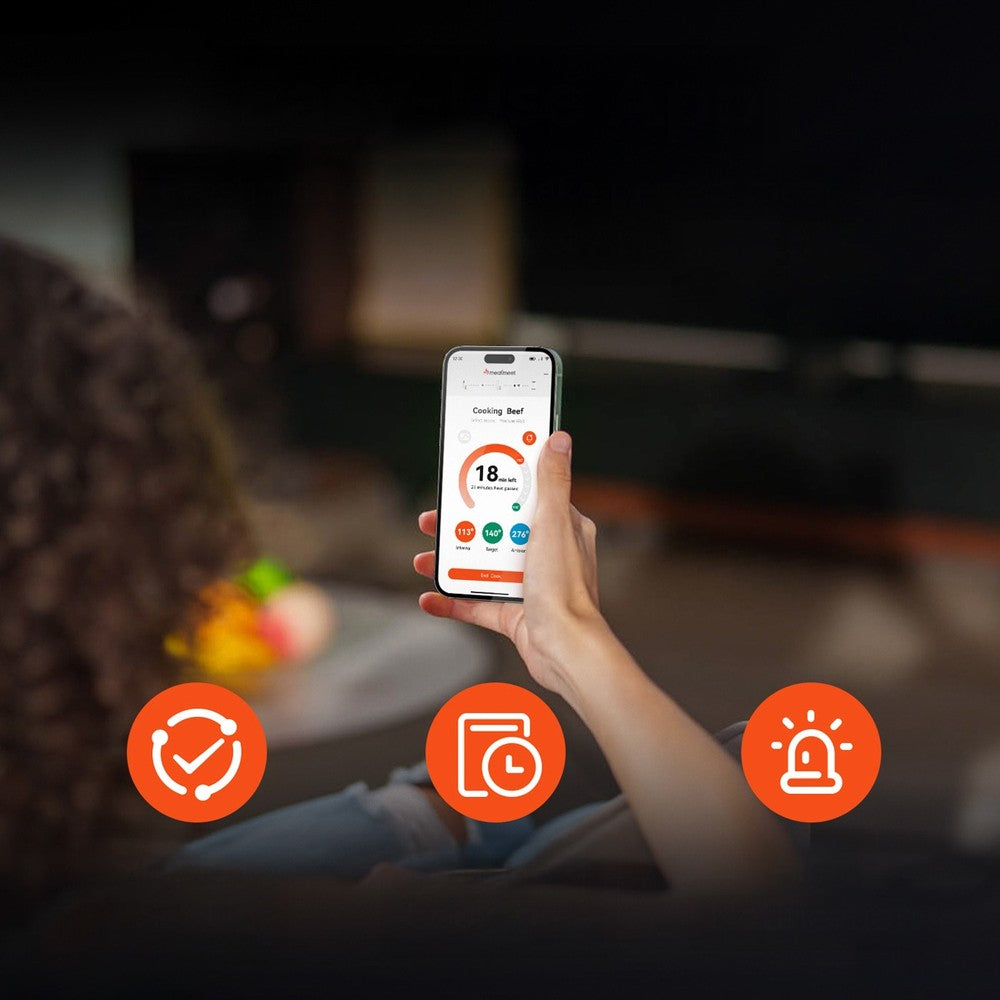 Θερμόμετρο Κουζίνας Metapen Pro Smart Bluetooth/WiFi Μαύρο 4,9x18,9x5,4cm | www.mantemi.gr